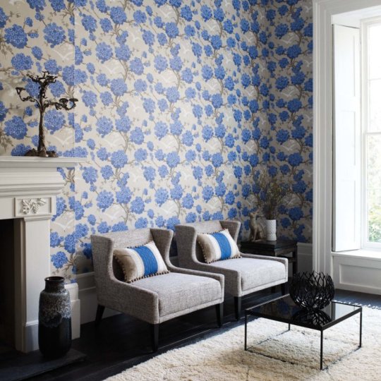 Osborne  Little Feuille Dor Wallpaper  Jane Richards Interiors