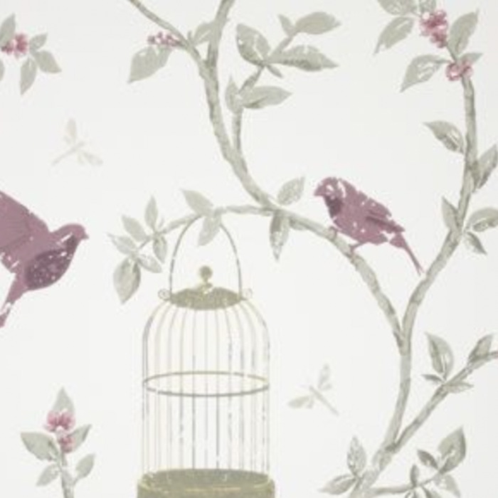 AOW-CAGE-04 | Birdcage Pale Blue | Wallpaper Boulevard