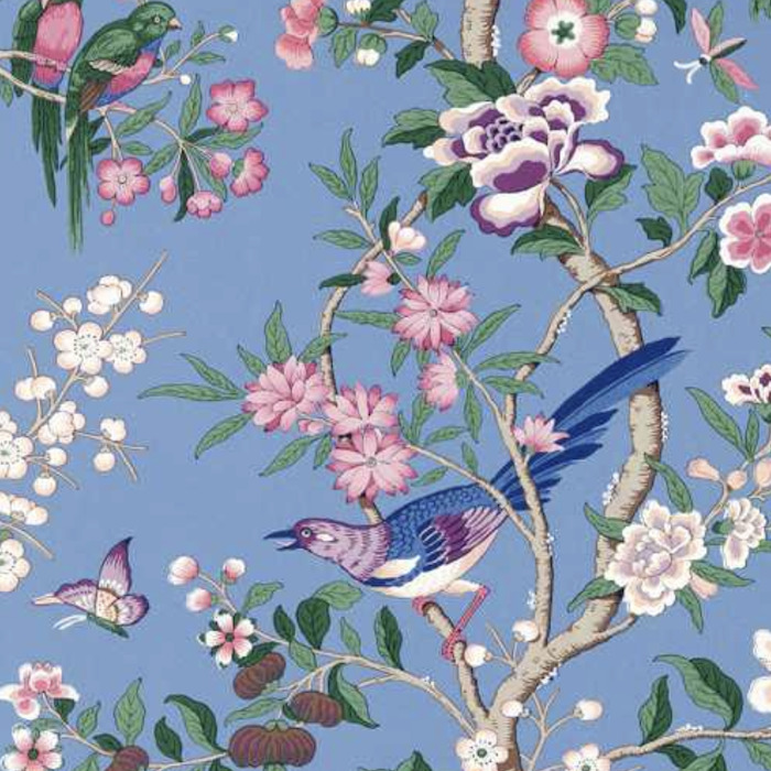 Squirrel and Dove Wallpaper - Eggshell/Ivory (DVIWSQ103) - Sanderson  Vintage Wallpapers Collection