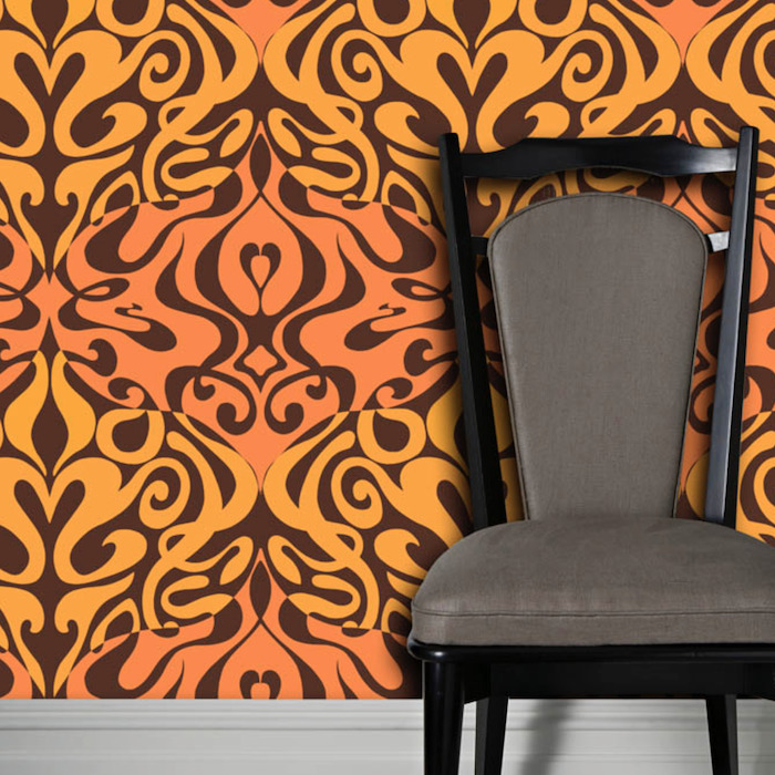 Cole & Son Woodstock Orange Wallpaper | DecoratorsBest