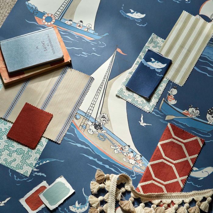 Donald nautical wallpaper 1 product detail