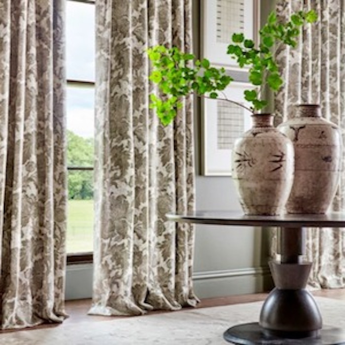 Gilded damask fabric product detail