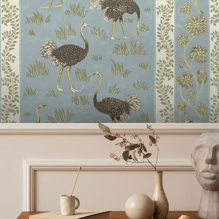 Ostrich stripe wallpaper 5 product detail