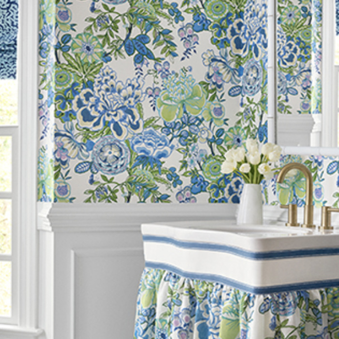 Peony garden wallpaper product detail