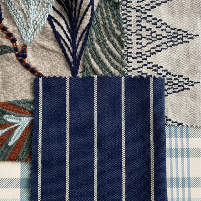 Shoreham stripe fabric product detail