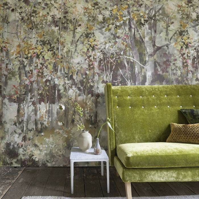 Bois de bouleau wallpaper product detail