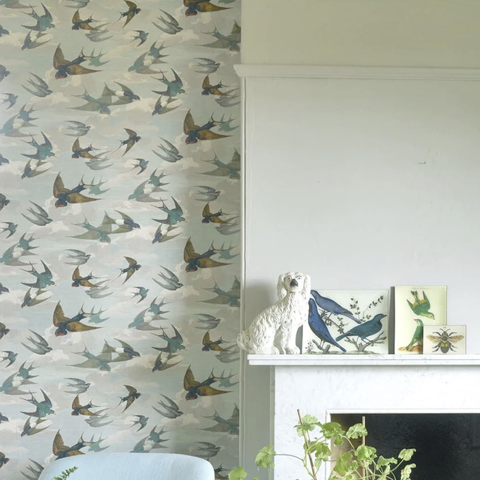 Chimney swallows wallpaper product detail