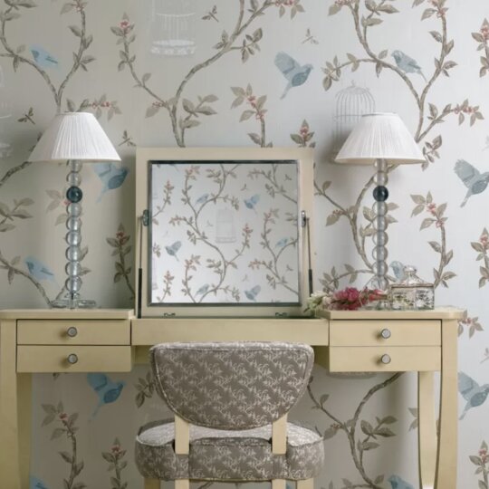 Nina campbell birdcage walk wallpaper collection large square