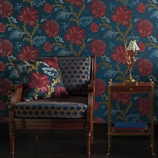 Nina campbell coromandel wallpaper collection large square