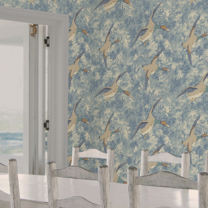 Forest ducks wallpaper product detail