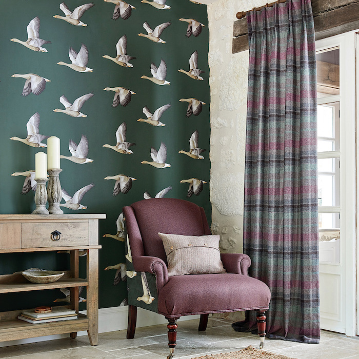 Elysian geese wallpaper product detail