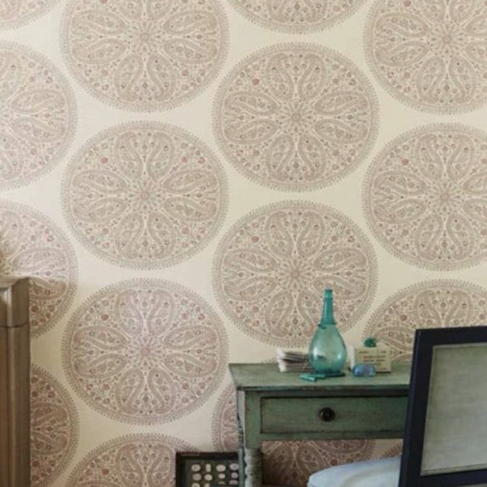 Paisley circles wallpaper product detail