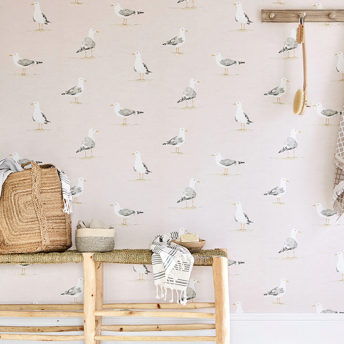 Shore birds wallpaper product detail