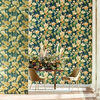 Lotus leaf wallpaper product detail