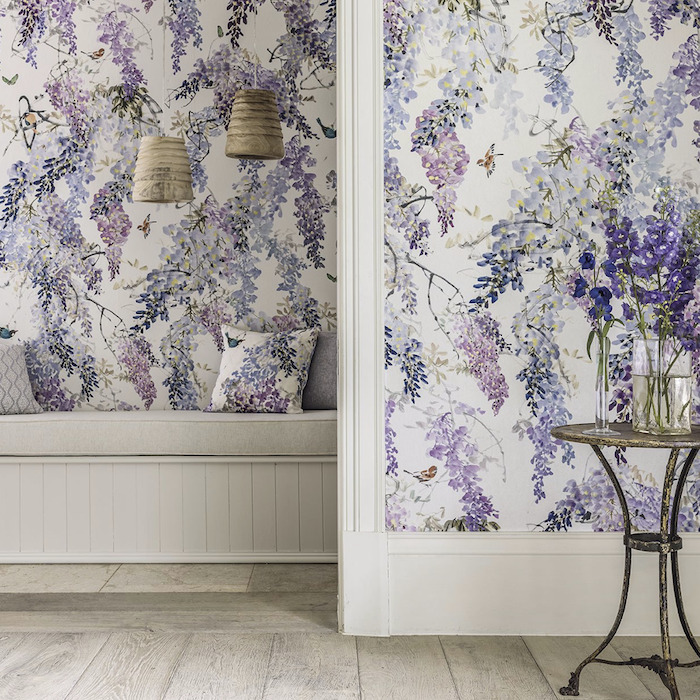 Wisteria wallpaper product detail