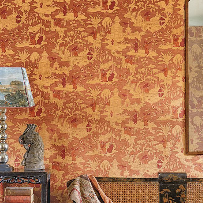 Chinese toile wallpaper product detail