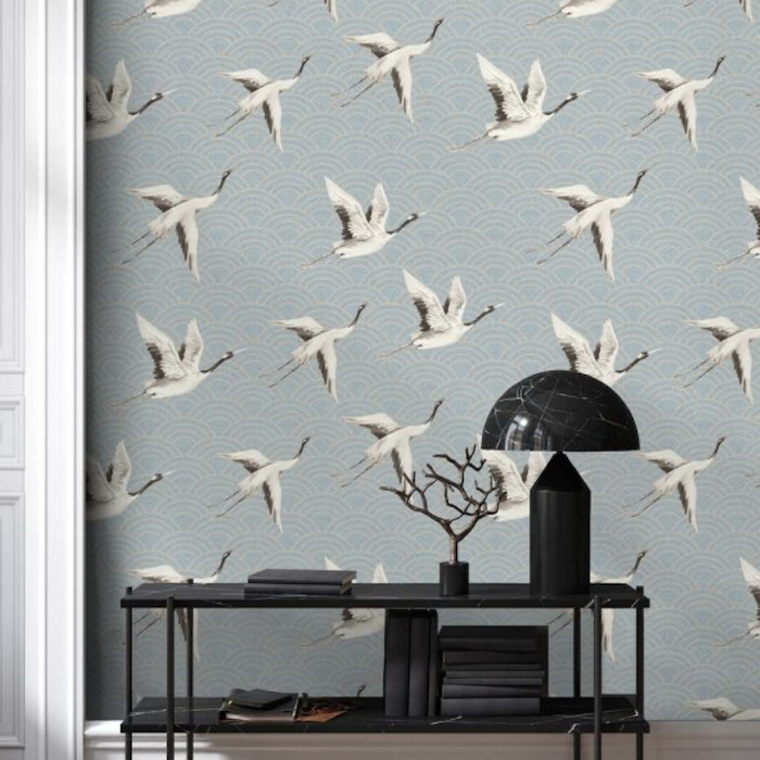 Japanese cranes wallpaper product detail