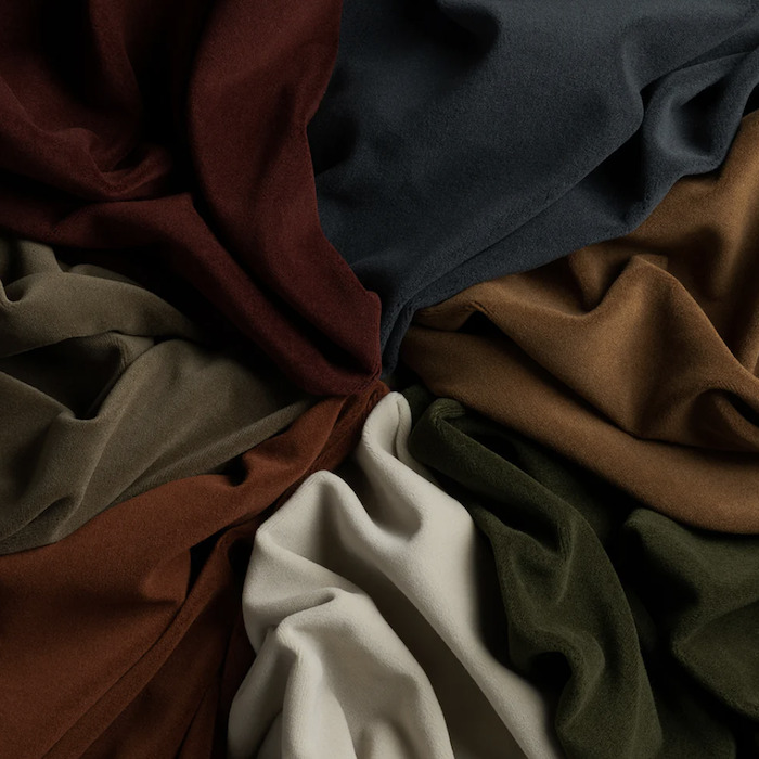 Merino velvet fabric product detail